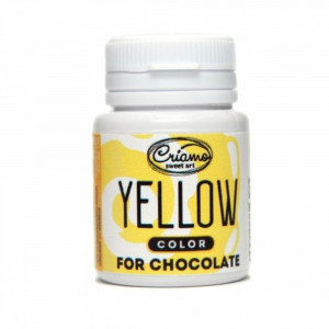Краситель для шоколада Criamo пастообразный, желтый