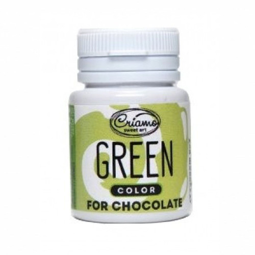 Краситель для шоколада Criamo пастообразный, зеленый