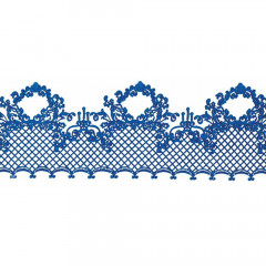 Кружево из айсинга Королевское №495, синее