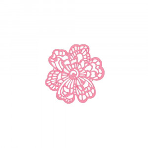 Мереживо з айсинга Квітка №661, рожевий