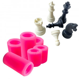 Набор силиконовых молдов 3D Шахматы 6 шт