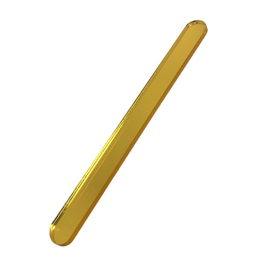 Акрилова паличка для ескімо дзеркальна, Золото, 1 шт