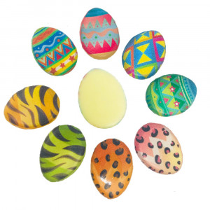 Яйця шоколадні з малюнками Modecor, Фауна принт 8шт