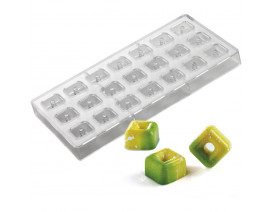 Форма для цукерок Праліне Iconic Square PC51 Pavoni 21 шт