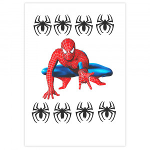 Вафельная картинка Человек-паук 2