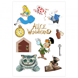 Вафельная картинка Алиса в Стране чудес