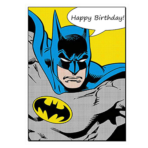 Вафельна картинка Бетмен, Happy Birthday!