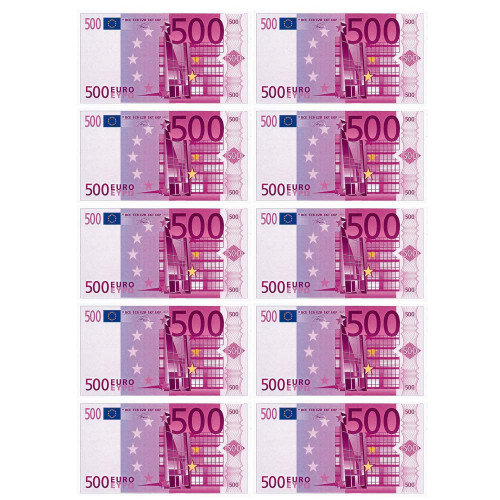 Вафельная картинка Евро