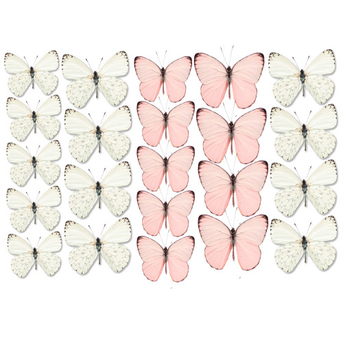 Вафельная картинка Бабочки 1