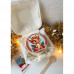 Вафельна картинка на бенто торт Новорічні яскраві дракони