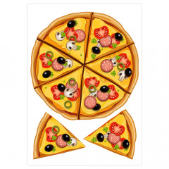 Вафельная картинка Пицца 