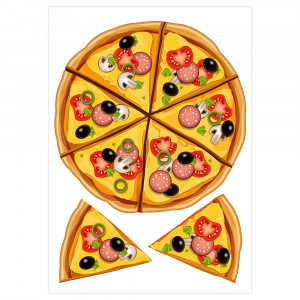 Вафельна картинка Піцца 