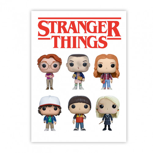 Вафельная картинка Очень странные дела Герои