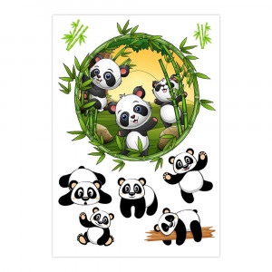 Вафельная картинка Панда