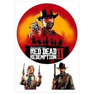 Вафельная картинка Red Dead Redemption 2