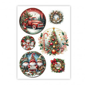  Вафельна картинка Зимова казка