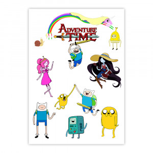 Вафельная картинка Adventure Time