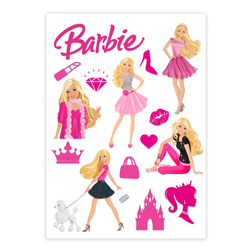 Вафельная картинка Барби