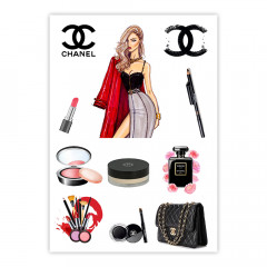 Вафельна картинка Chanel Дівчина