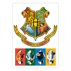 Вафельная картинка Гарри Поттер Факультеты