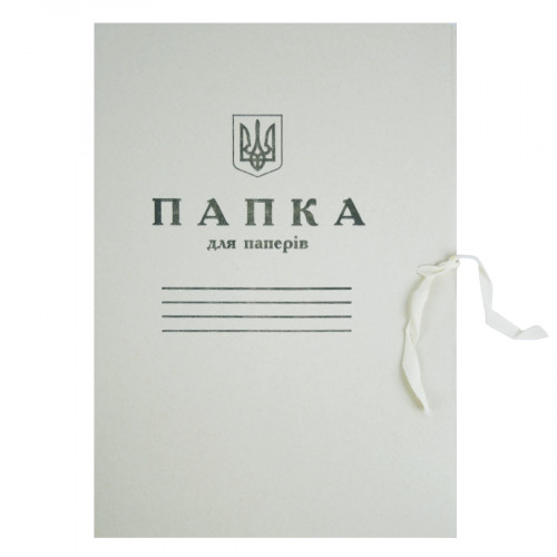 Папка картонная на завязках А4