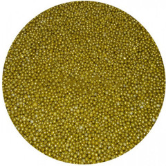 Кондитерська посипка Кульки золоті італійські, 2 мм, 50 г