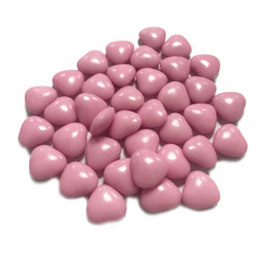 Драже Шоколадное сердце в розовой глазури 50 г