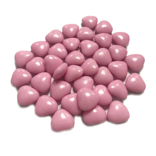 Драже Шоколадне серце в рожевій глазурі 50 г