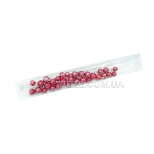 кондитерська Посипка перламутрові Кульки червоні, 5 мм