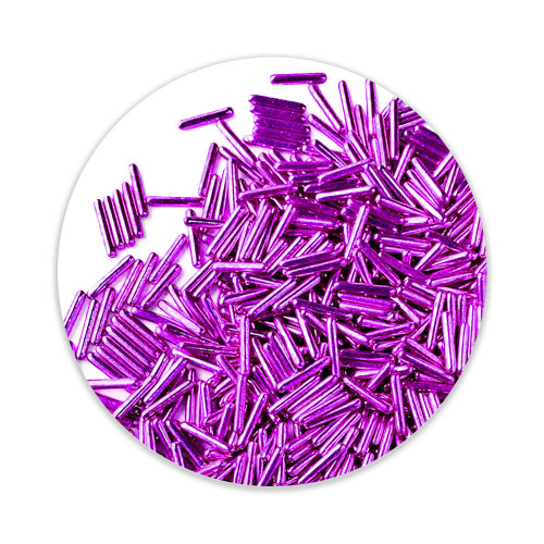 Посыпка кондитерская Вермишель зеркальная, пурпурная, 50 г	