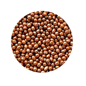 Рисовые шарики в шоколадной глазури перламутровые, бронзовые