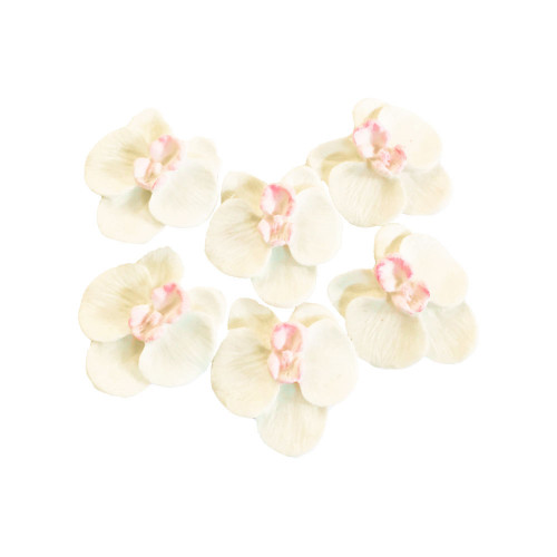Набор сахарных украшений Орхидеи белые