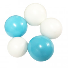 Желатинові кульки блакитний мікс, 5 шт