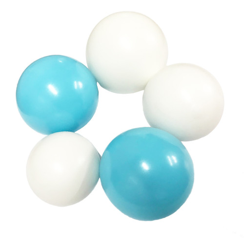 Желатиновые шарики голубой микс, 5 шт