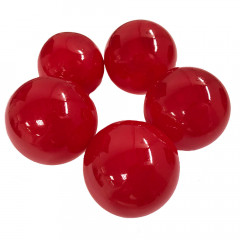 Желатинові кульки червоні, 5 шт