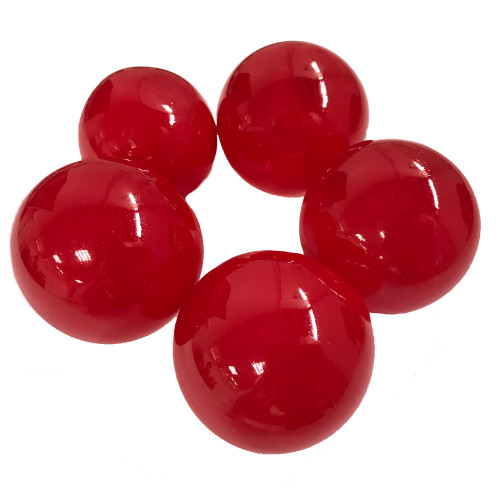 Желатиновые шарики красные, 5 шт
