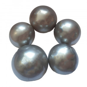 Желатинові кульки срібні, 5 шт