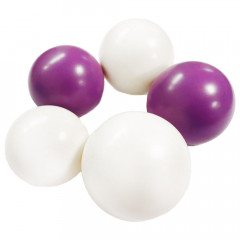 Желатиновые шарики фиолетовый микс, 5 шт