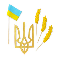 Набор сахарных украшений Свободная Украина