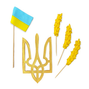 Набор сахарных украшений Свободная Украина