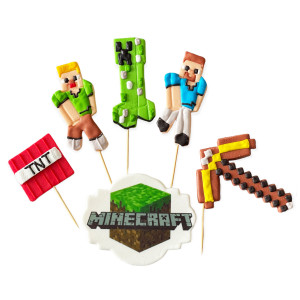Набор сахарных украшений Игровые фигурки Minecraft