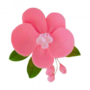Сахарное украшение Орхидея, розовая