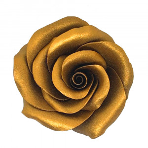 Шоколадная фигурка Роза золотая 80 мм