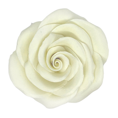 Шоколадная фигурка Роза белая 80 мм