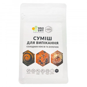 Безуглеводная смесь для кекса и Булочек SoloSvit 250 г