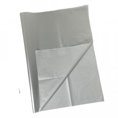 Папір тишью металізований Срібло, 50*70 см, 5 шт