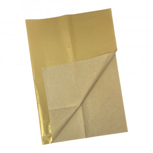 Бумага тишью металлизированная Золото, 50*70 см, 5 шт