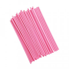 Палички для кейк-попсів рожеві, 15 см