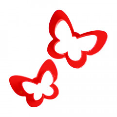 Двухсторонние формочки Бабочки, 4 размера