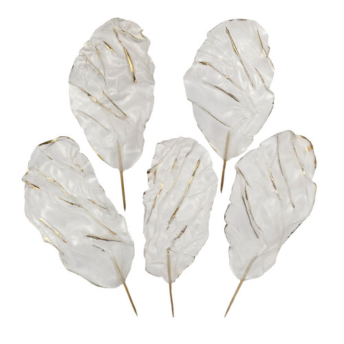 Набор Рисовые паруса прозрачные с золотом